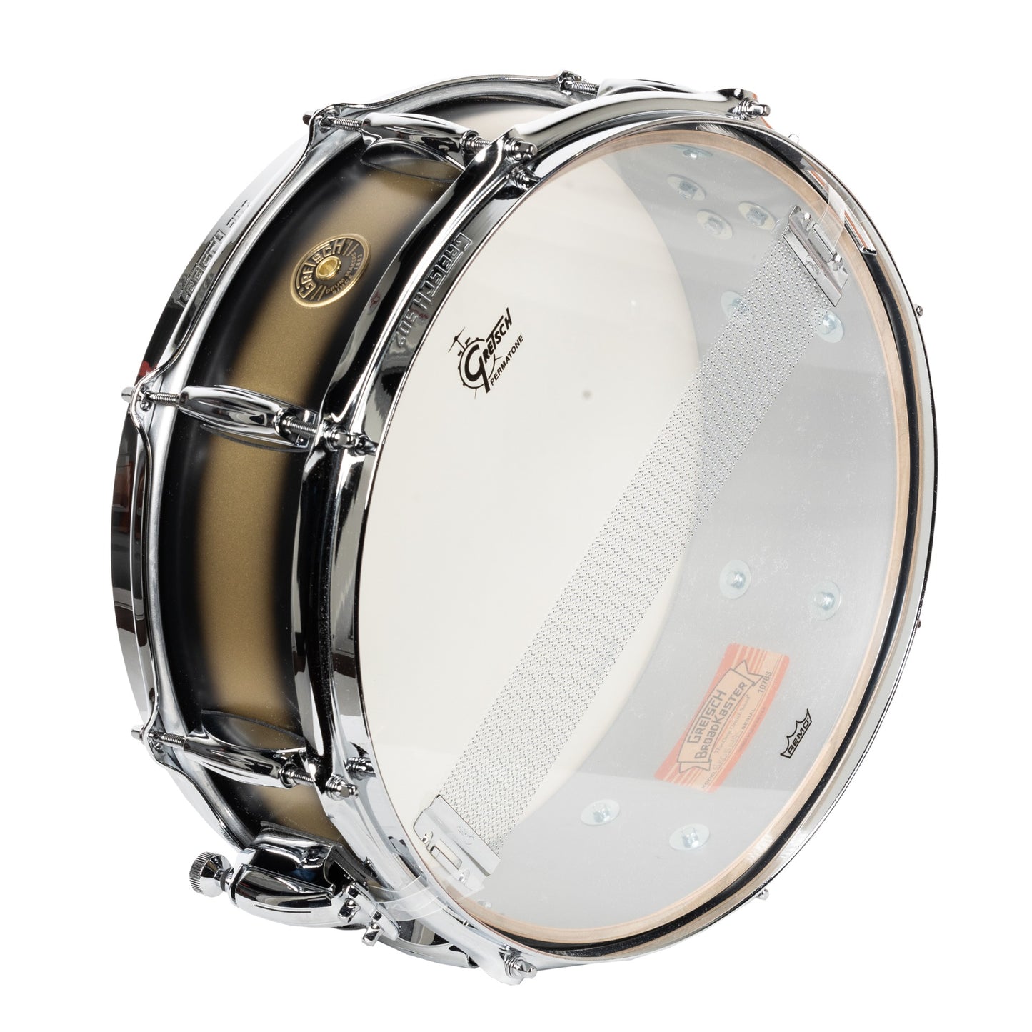Gretsch Broadkaster 5x14 Snare Drum - Black Gold Duco
