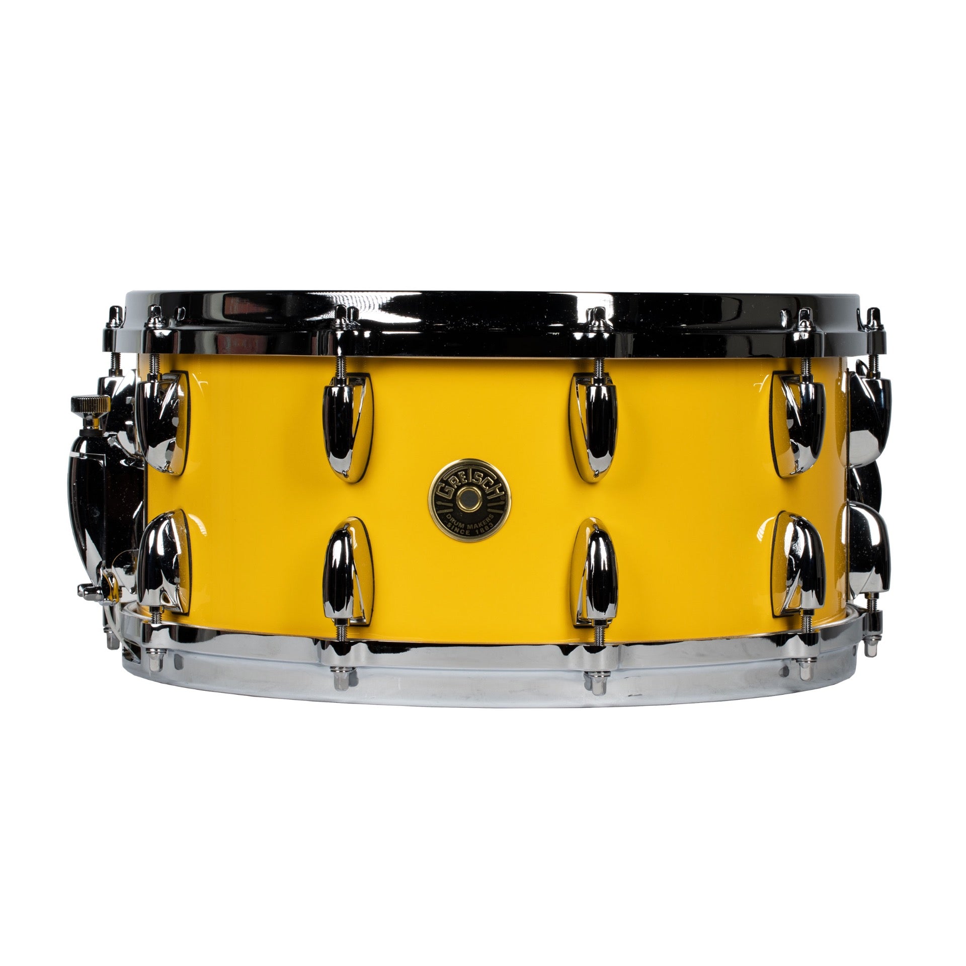Gretsch USA Custom 6.5x14 20 Lug Snare -Tony Williams Yellow Gloss