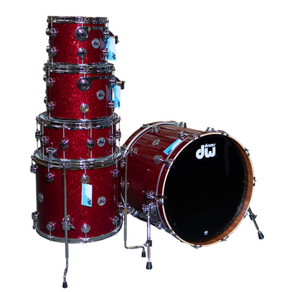 Drum Workshop Collectors Series 5-Piece Shell Kit - Ruby Glass