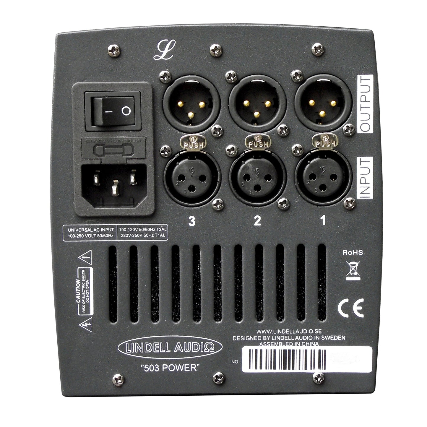 Lindell Audio 503 Power 3-Space 500-Series Rack