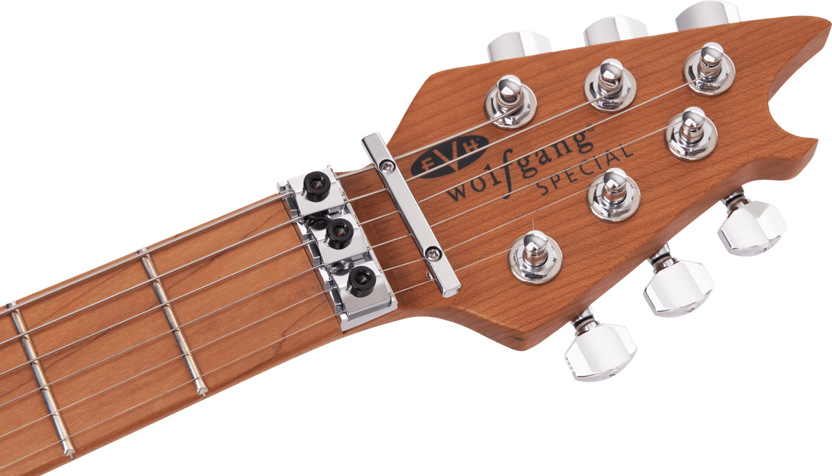 EVH Wolfgang Special QM Electric Guitar Baked Maple Fingerboard, Charcoal Burst