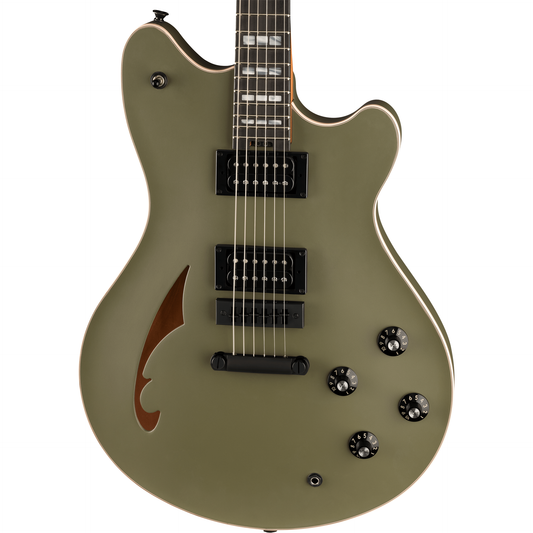 EVH SA-126 Special Semi-Hollow Electric Guitar - Matte Army Drab