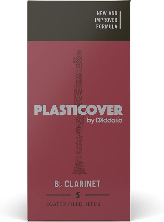 Rico Plasticover Bb Clarinet Reeds 5-Pack 1.5 Strength