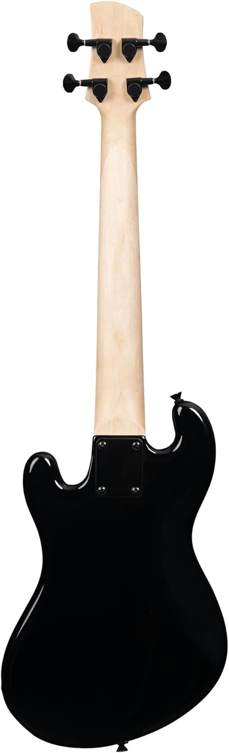 Kala Ubass SB-BK-FS - 4-String Ukulele, Right, Black