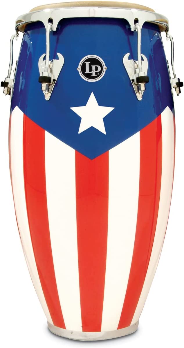 Latin Percussion Matador Puerto Rican Heritage Conga with Chrome Hardware