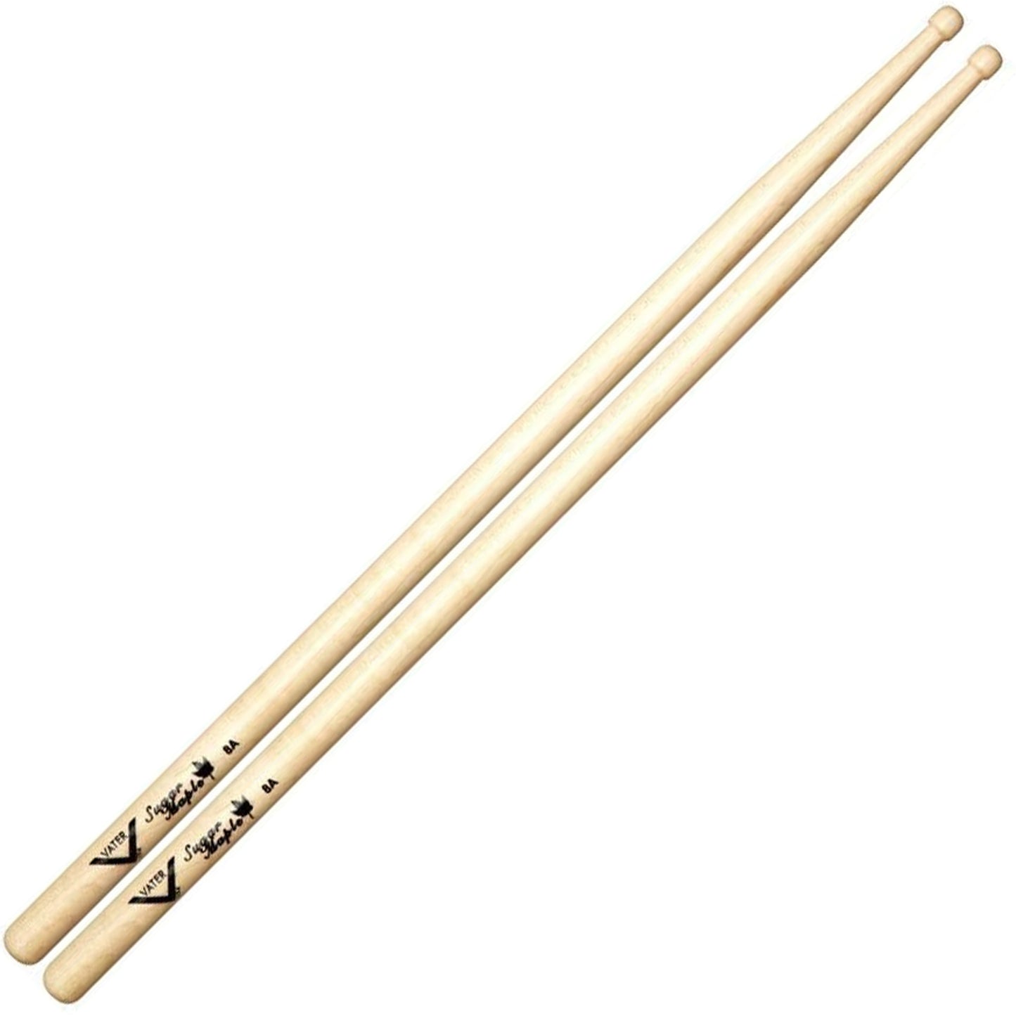 Vater VSM8AW Sugar Maple 8A Wood Tip Drum Sticks