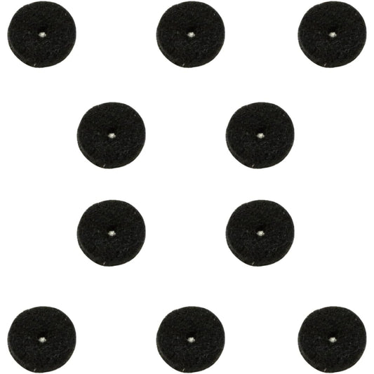 All Parts AP-0674-023 Black Felt Washers - 10 pieces