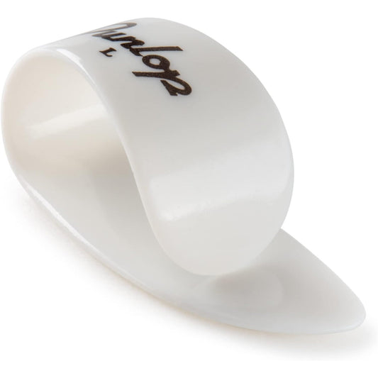 Dunlop White Large Left Handed Thumbpicks - 12 Pack