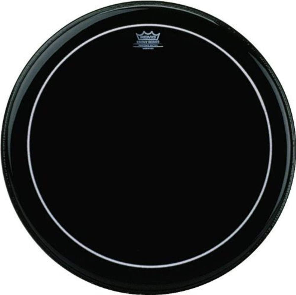 Remo ES1624PS Pinstripe Bass Drum Head - EBONY - 24”