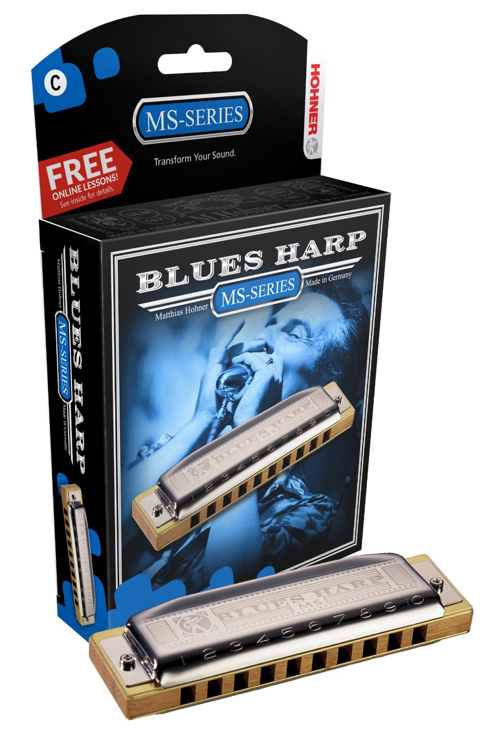 Hohner 532BX-G Blues Harp, Key Of G Major