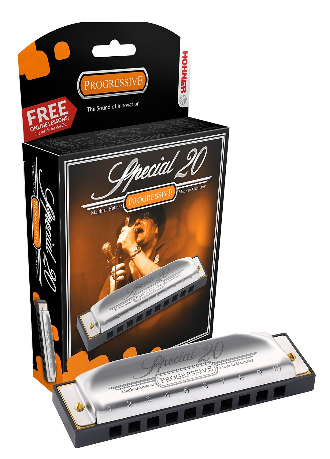 HOHNER SPECIAL 20- PROGRESSIVE HARMONICA, KEY OF Db