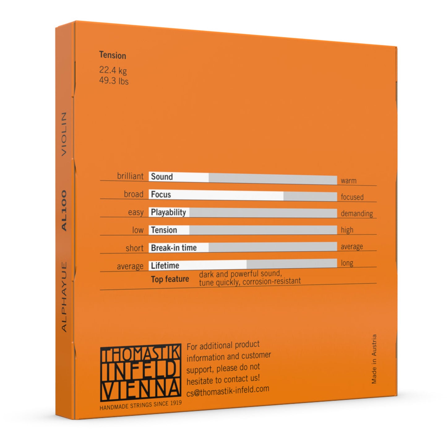 Alphayue AL100 4/4 violin strings
