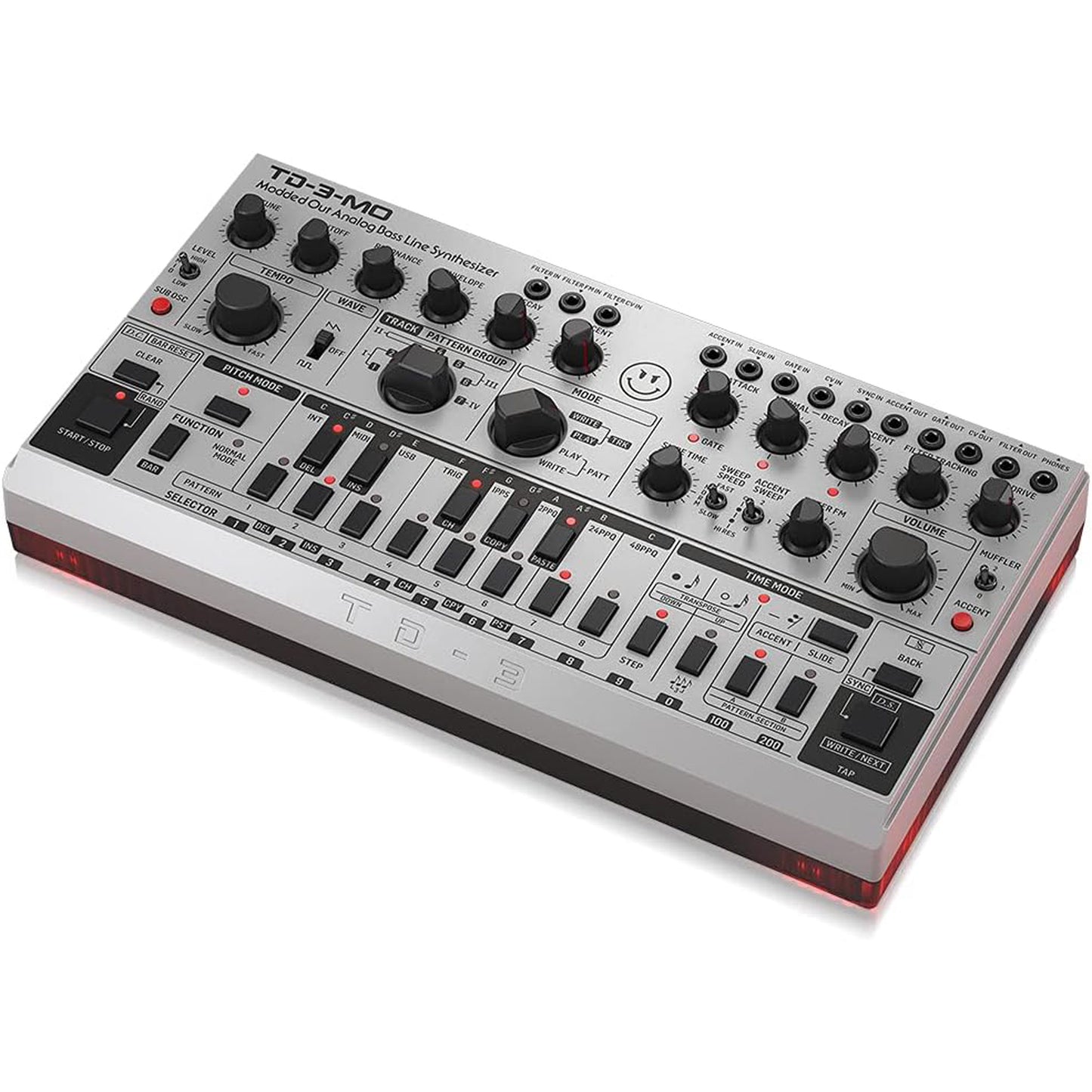 Behringer TD-3-MO-SR Analog Bass Line Synthesizer - Silver
