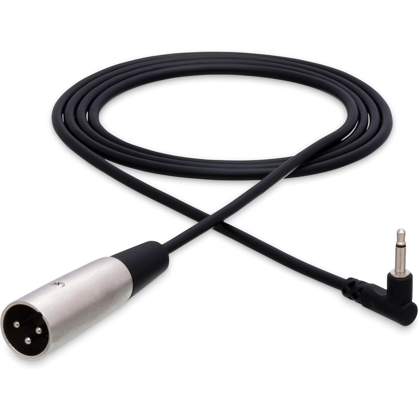 Hosa XVM-305M Mic Cable XLR Male to 3.5mm TS Right Angle 5ft
