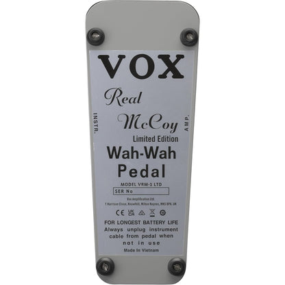 Vox VRM1 Real McCoy Wah Pedal Limited Chrome