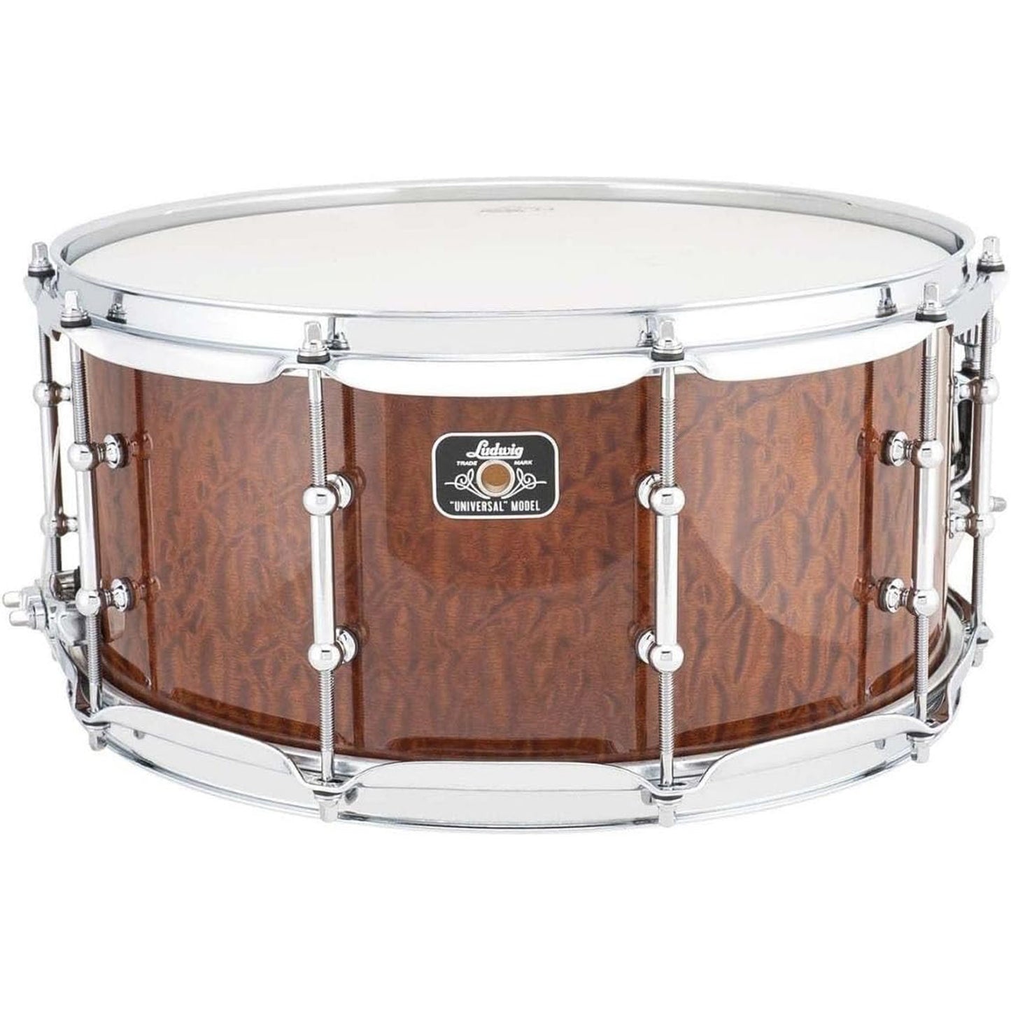 Ludwig Universal Model 6.5x14 Snare Drum - Beech Shell with Chrome Hardware