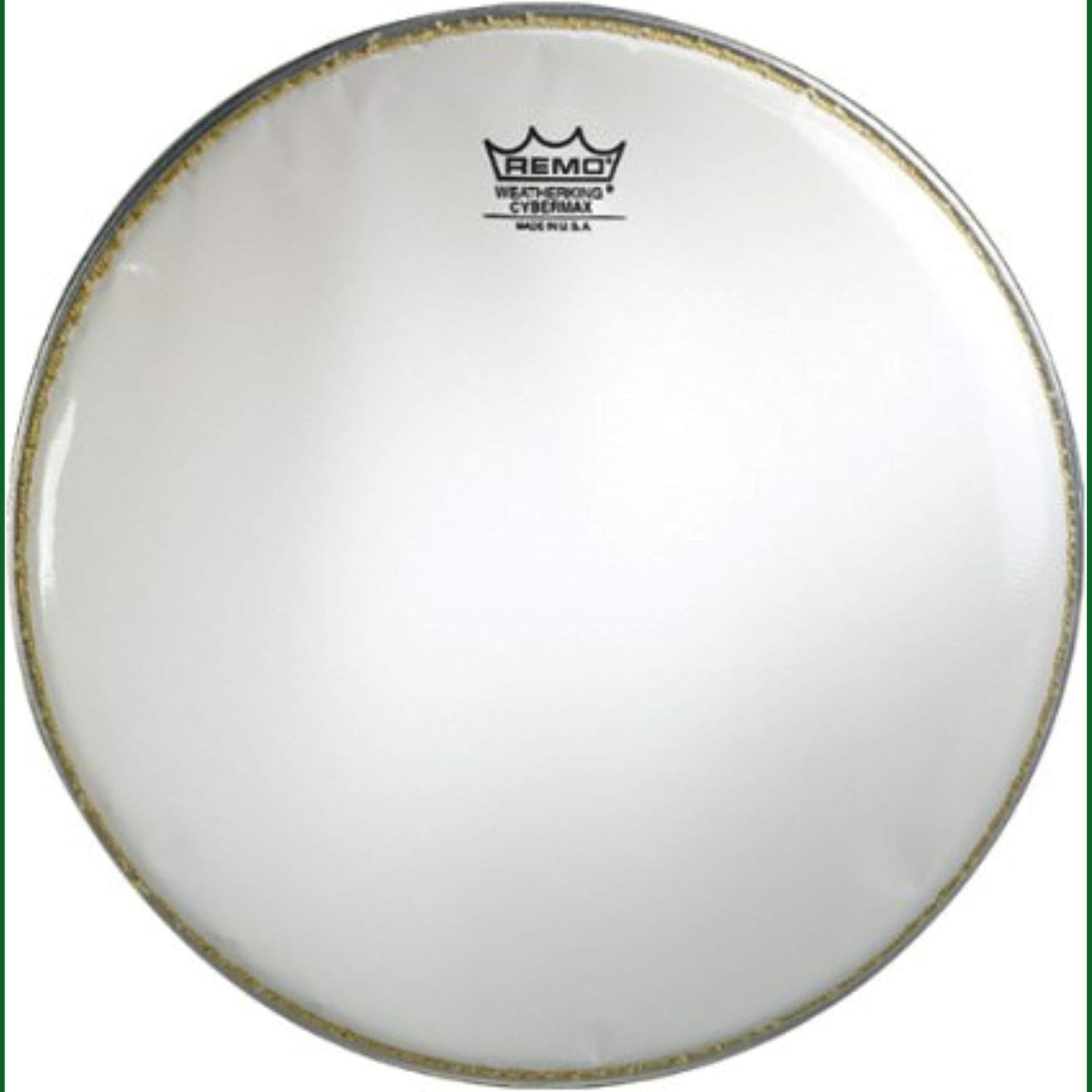 Remo Cybermax Drumhead - With Duralock, White, 14"