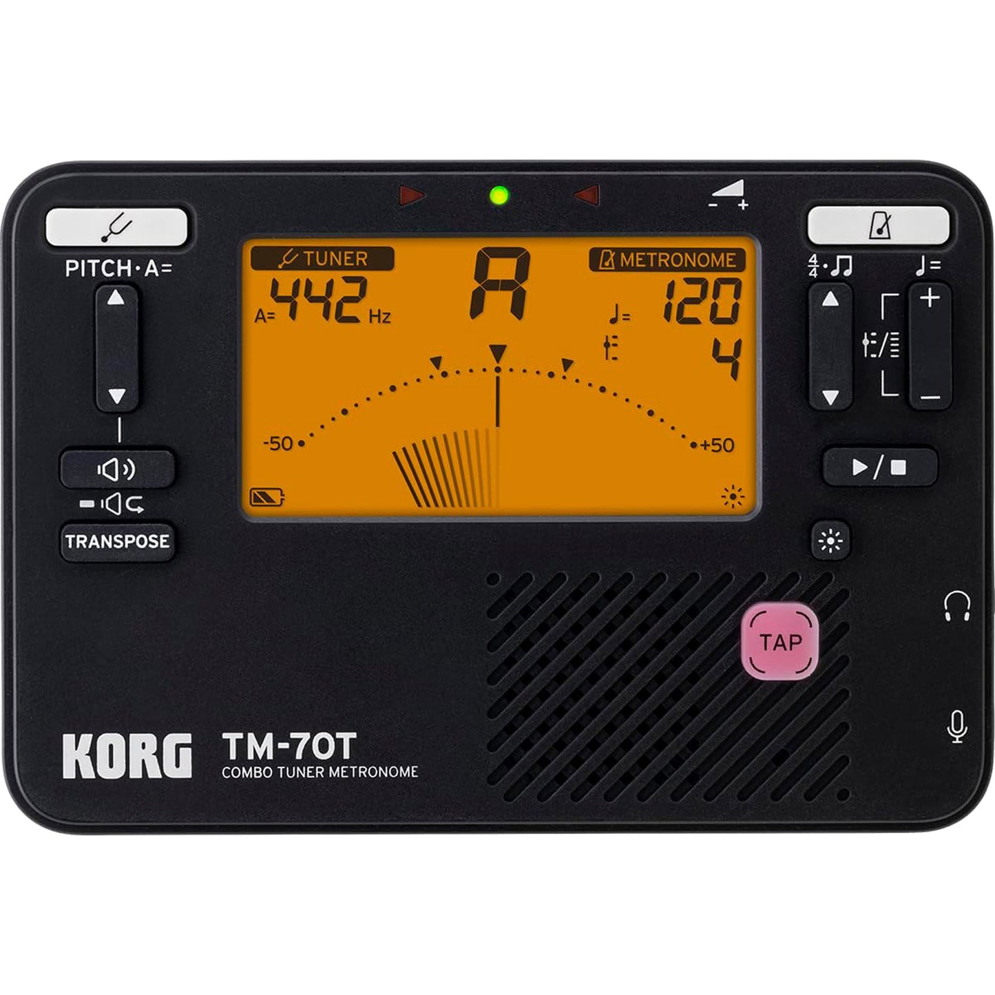 Korg TM70 Tuner / Metronome - Black