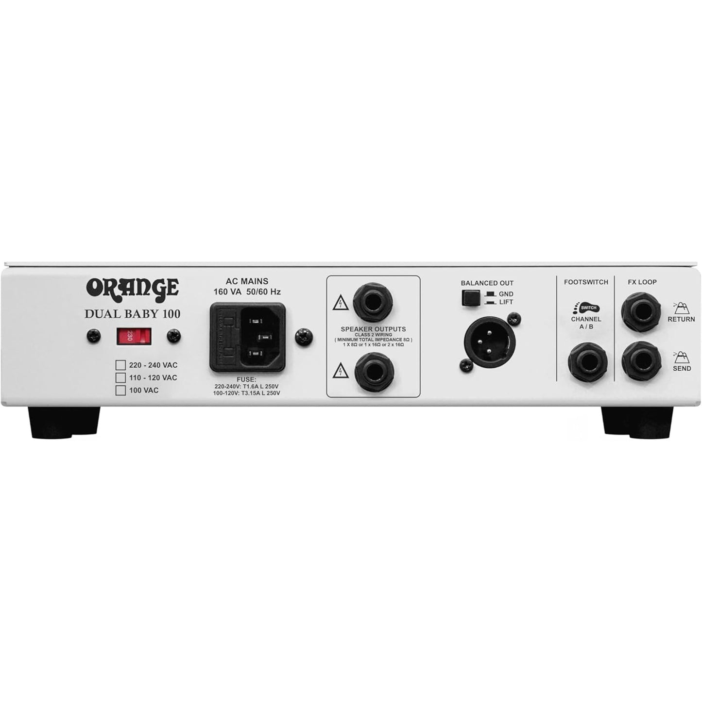 Orange Dual Baby 100-watt Amplifier Head