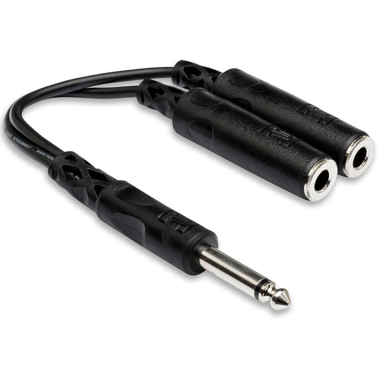 Hosa YPP-111 Y Cable 1/4"" TS to 1/4"" TS Female