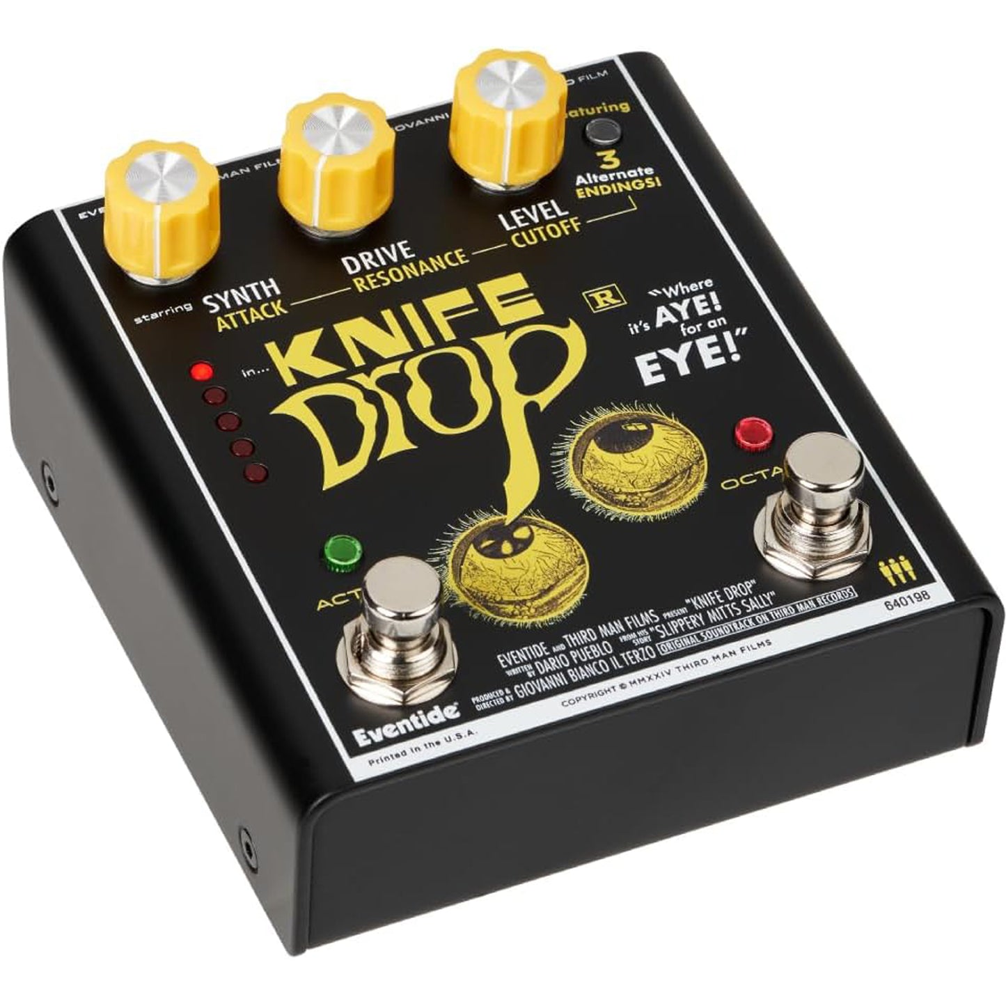 Eventide Knife Drop Fuzz Octave w/ Monophonic Synth Pedal