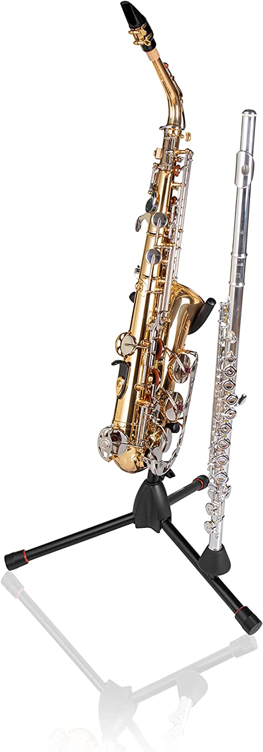 Gator GFW-BNO-SAXFLU Tripod Stand for Alto/Tenor Sax with Flute Peg