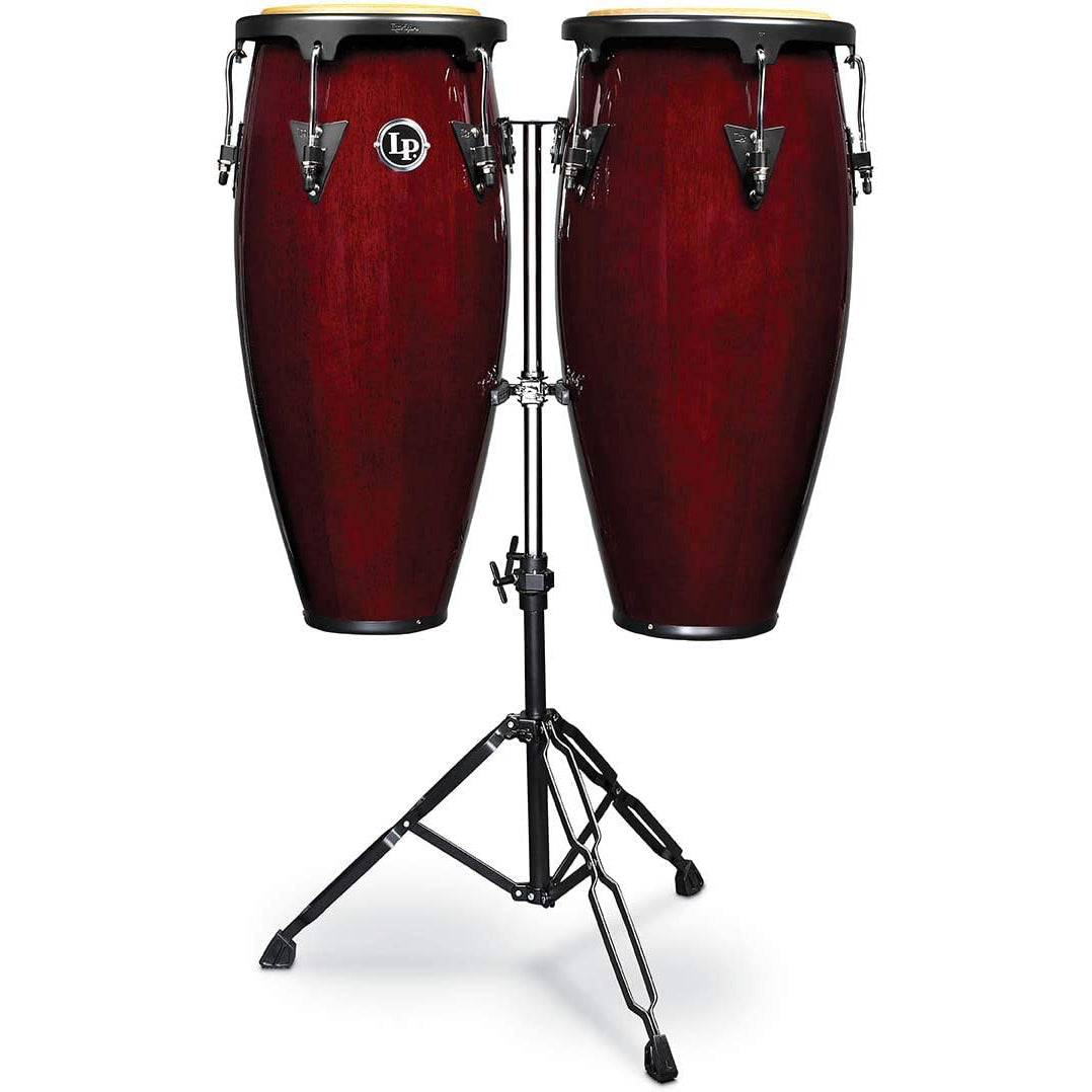 Latin Percussion LPA646-DW Aspire Wood Conga Set - Dark Wood