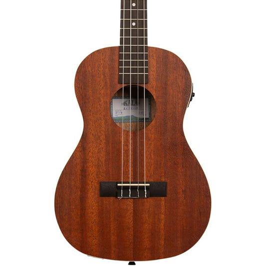 Kala KA-BE/LH Mahogany Left-Handed Baritone Acoustic-Electric Ukulele