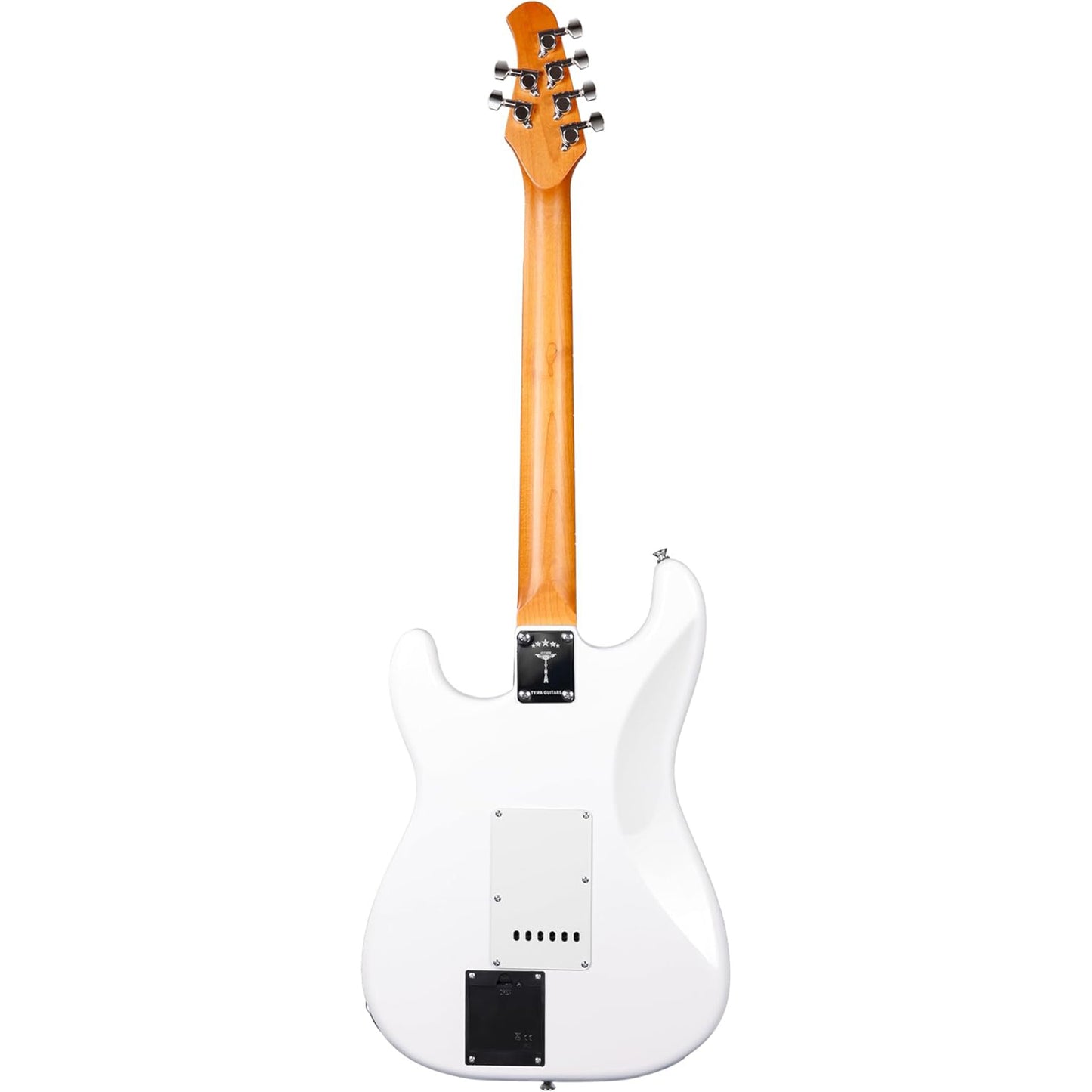 Tyma Guitars E7 Smart Guitar All-In-One Guitar - Snow Feather White