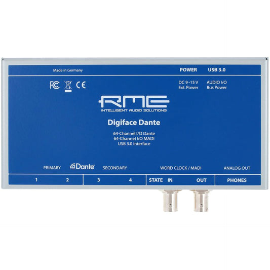 RME Digiface Dante - 256-Channel USB Audio Interface