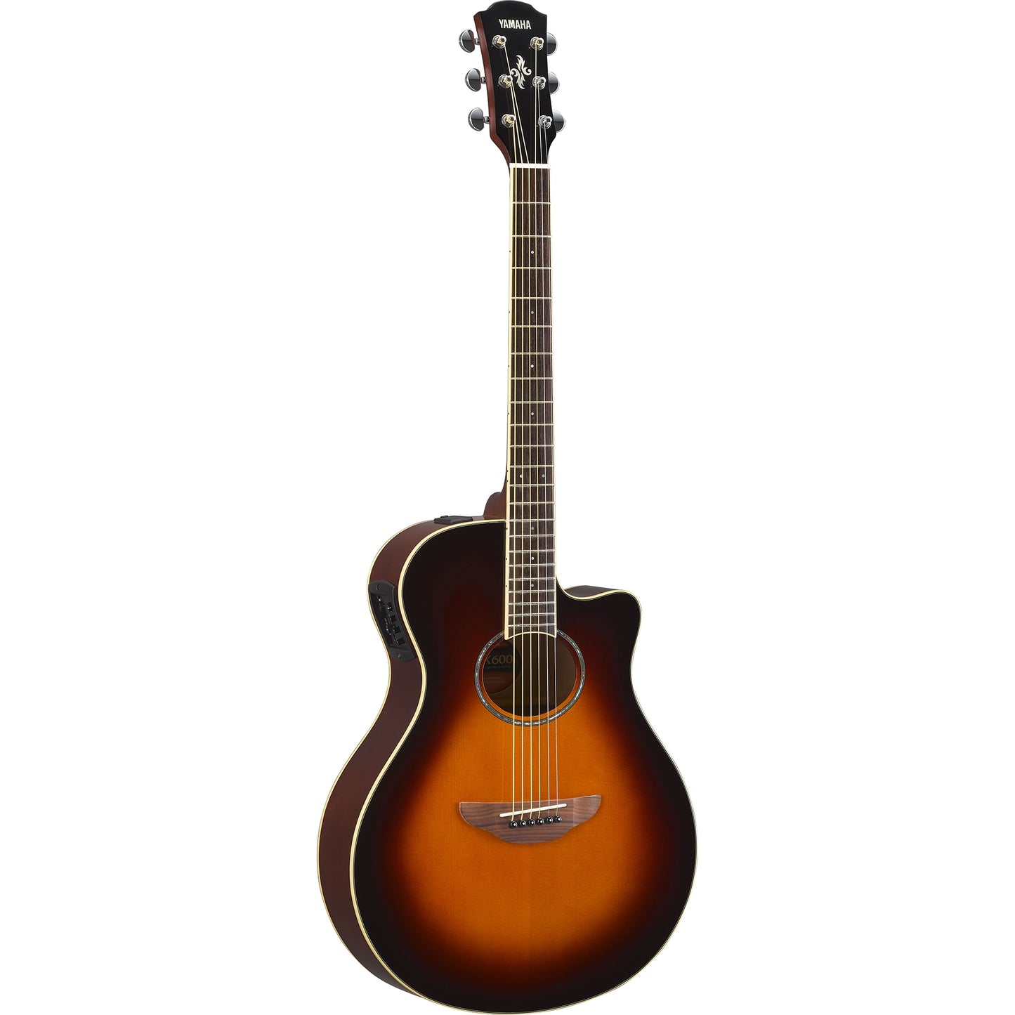 Yamaha APX600VS Thinline Acoustic Electric Guitar, Old Violin Sunburst