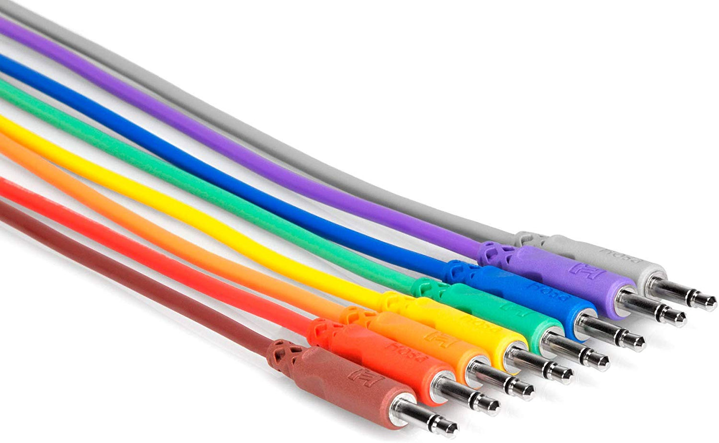 Hosa CMM-845 3.5 mm TS to 3.5 mm TS Unbalanced Patch Cables, 1.5 Feet