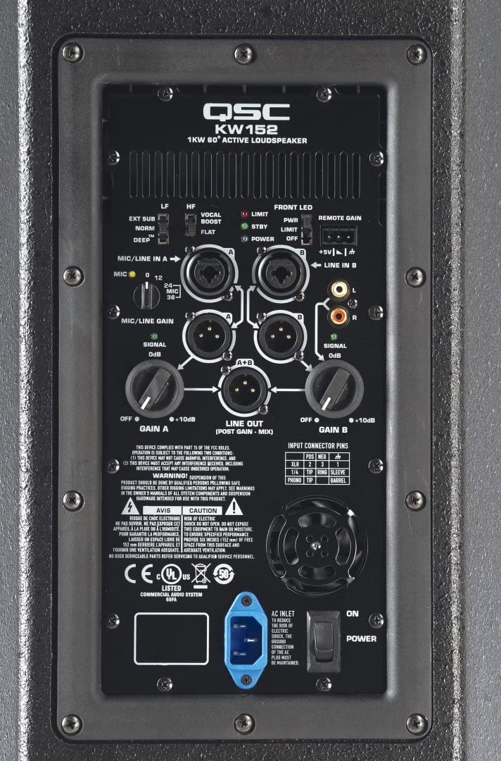 QSC KW152 15” 2-way Trapezoidal Loudspeaker