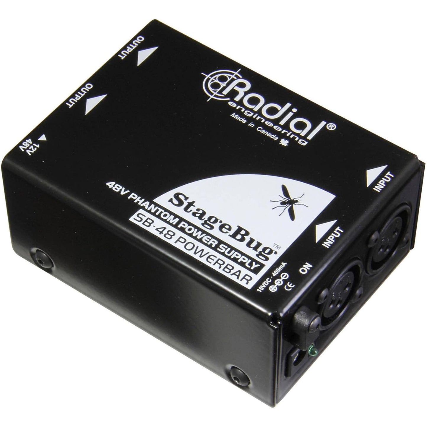Radial Stage Bug SB-48 Dual Phantom Power Supply