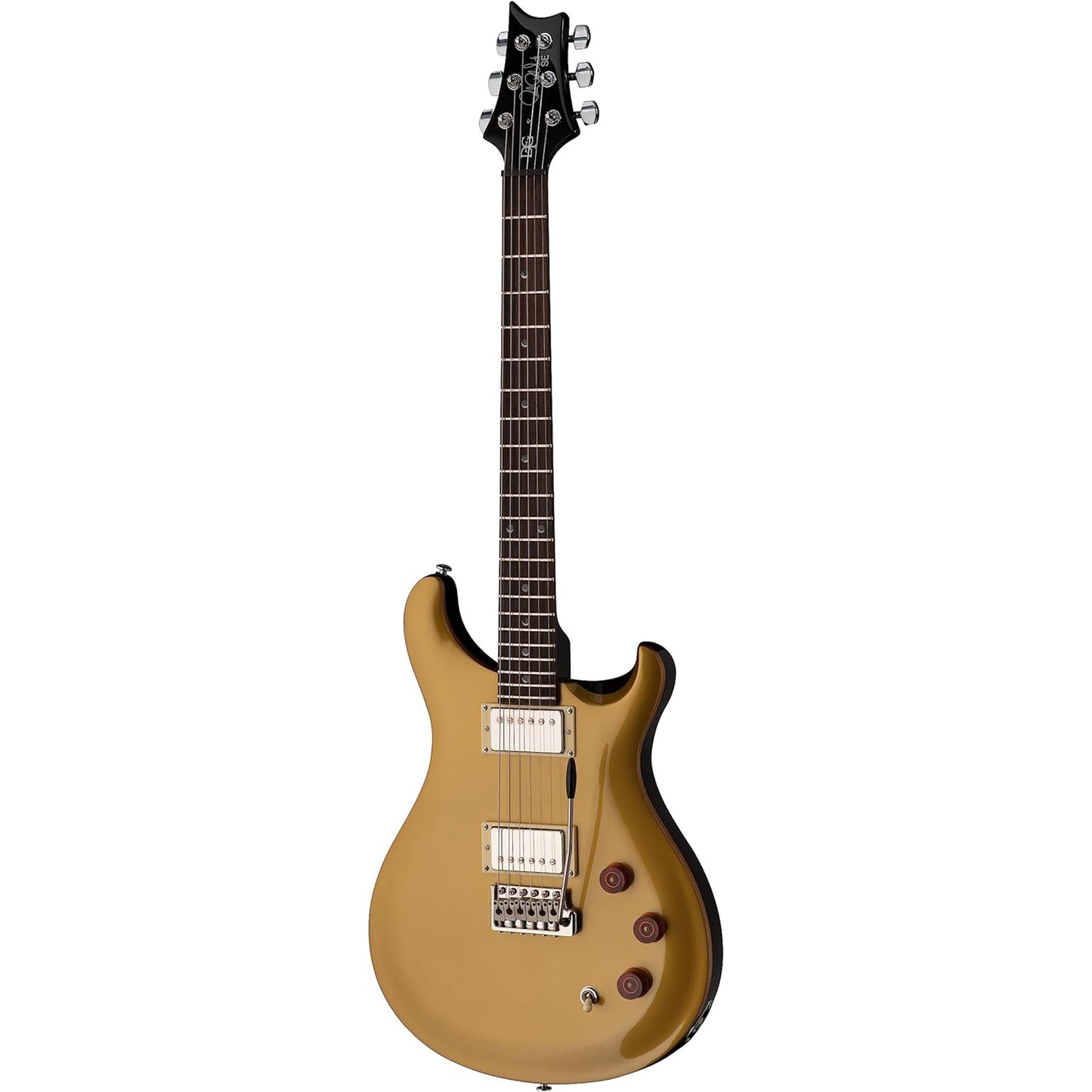 PRS SE DGT Moons Electric Guitar, Gold Top w/ Gigbag