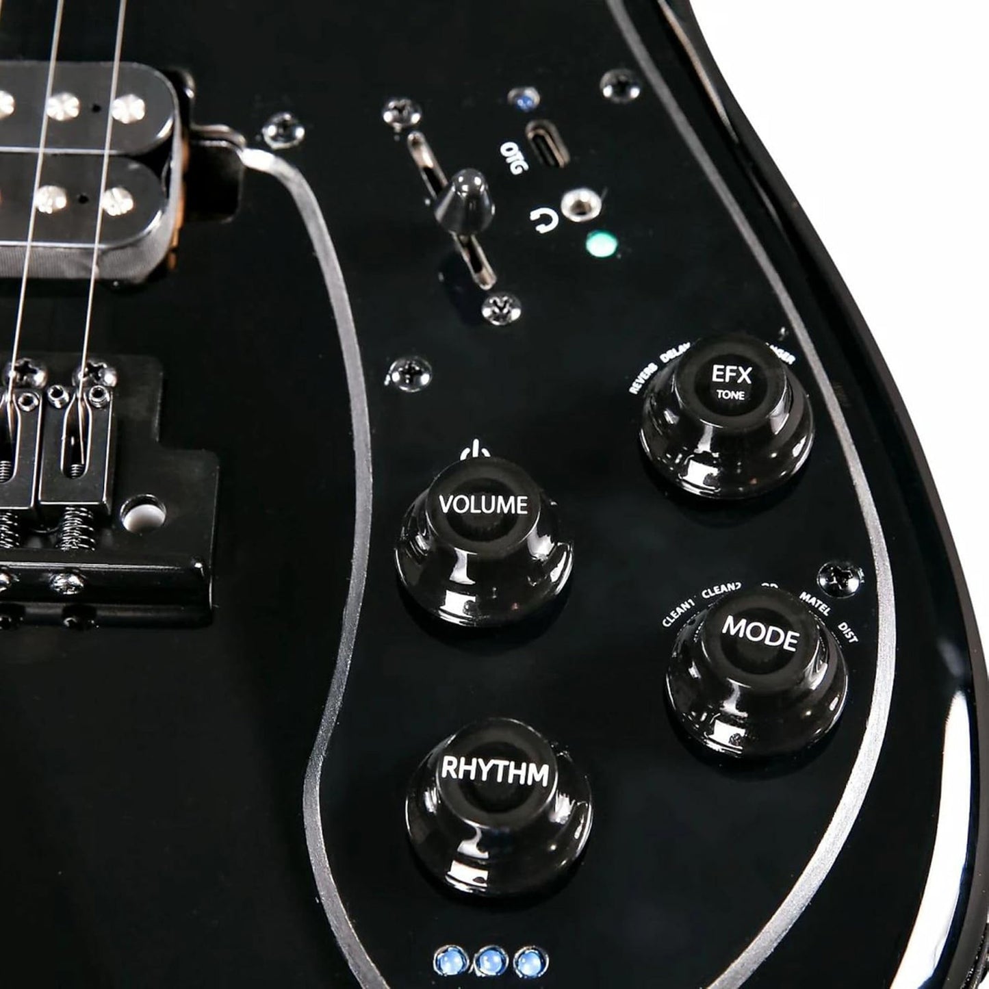 Tyma Guitars E7 Smart Guitar All-In-One Guitar - Moon Shadow Black
