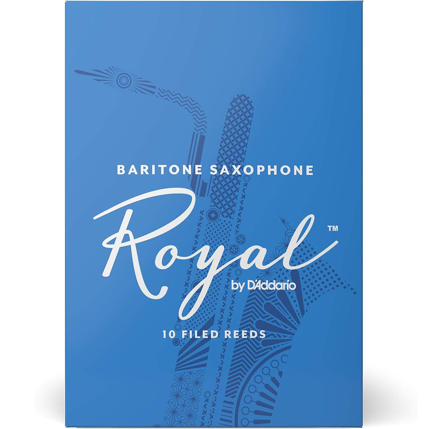 Rico Royal Baritone Saxophone 10-Pack 4 Strength