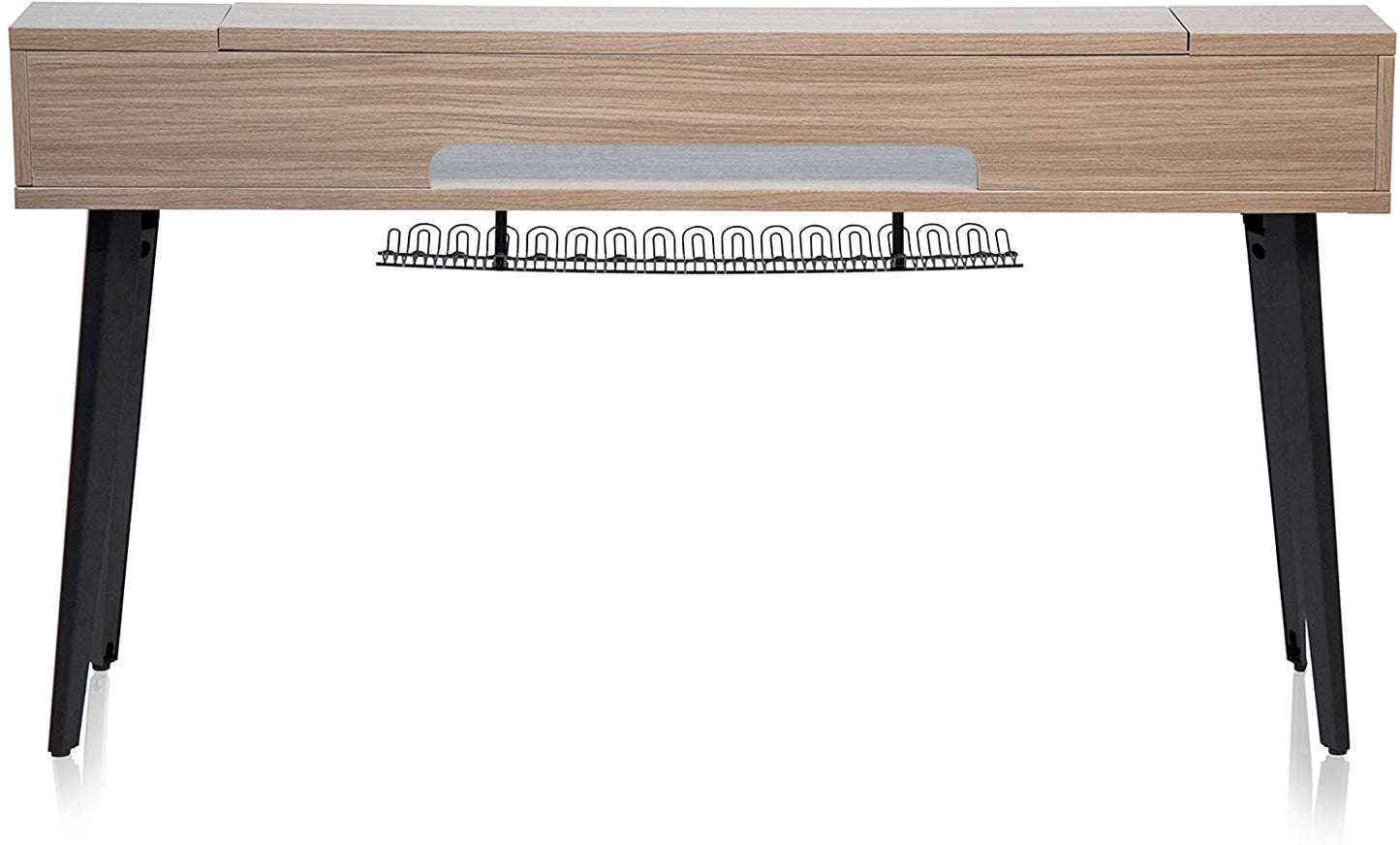 Gator GFW-ELITEKEYTBL88-GRY 88-Note Keyboard Table in Driftwood Grey Finish