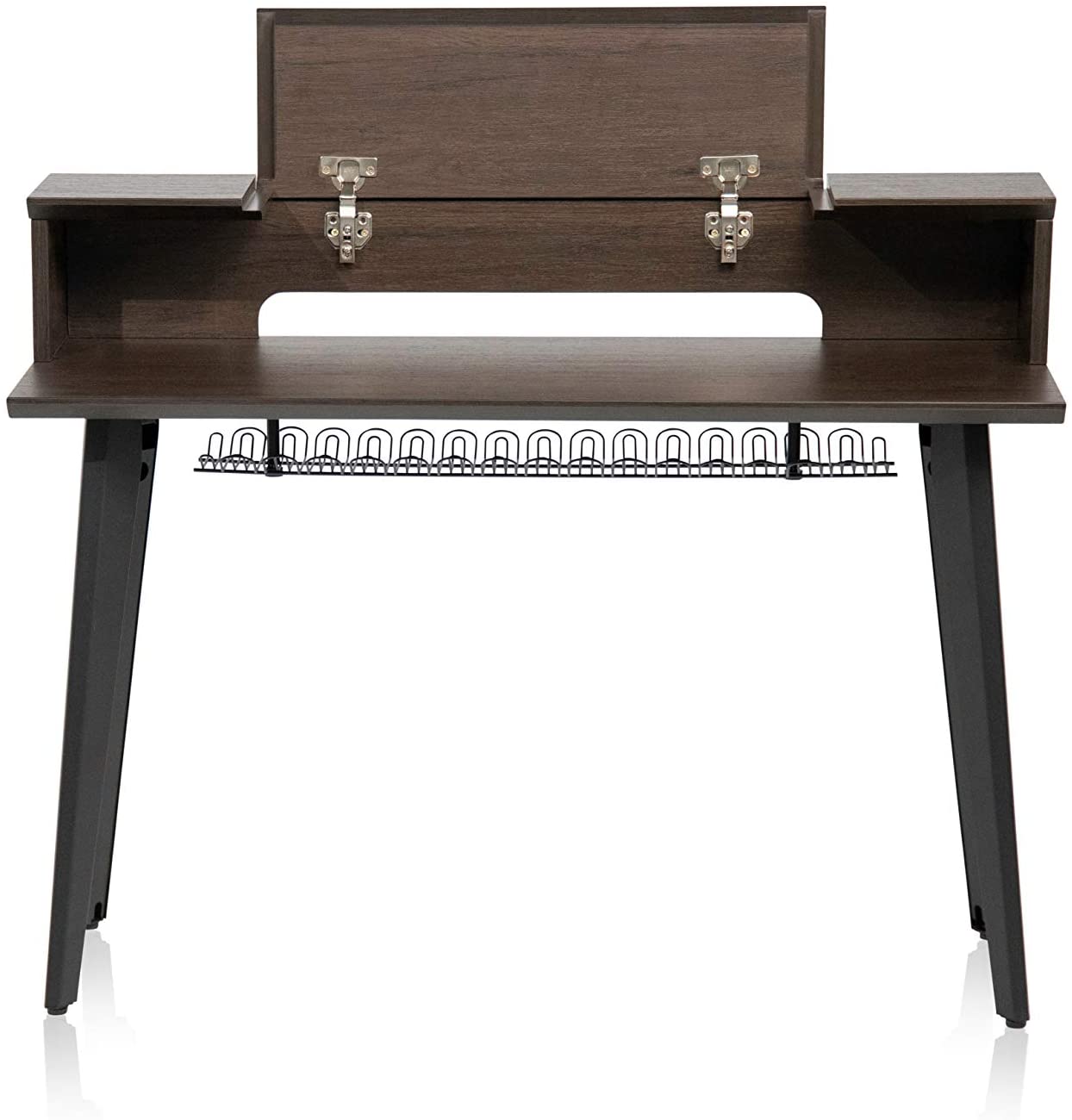 Gator Frameworks GFW-ELITEKEYTBL61-BRN Studio Desk, Dark Walnut