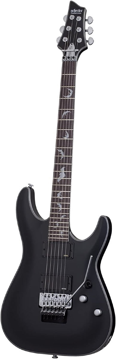 Schecter Damien Platinum 6 FR Electric Guitar - Satin Black