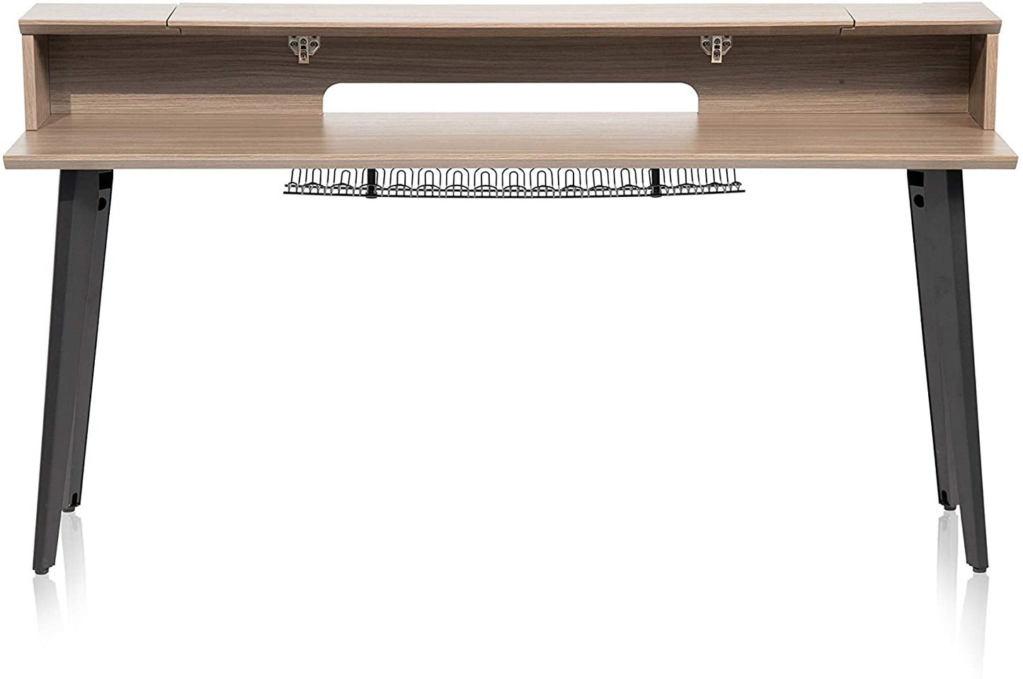 Gator GFW-ELITEKEYTBL88-GRY 88-Note Keyboard Table in Driftwood Grey Finish