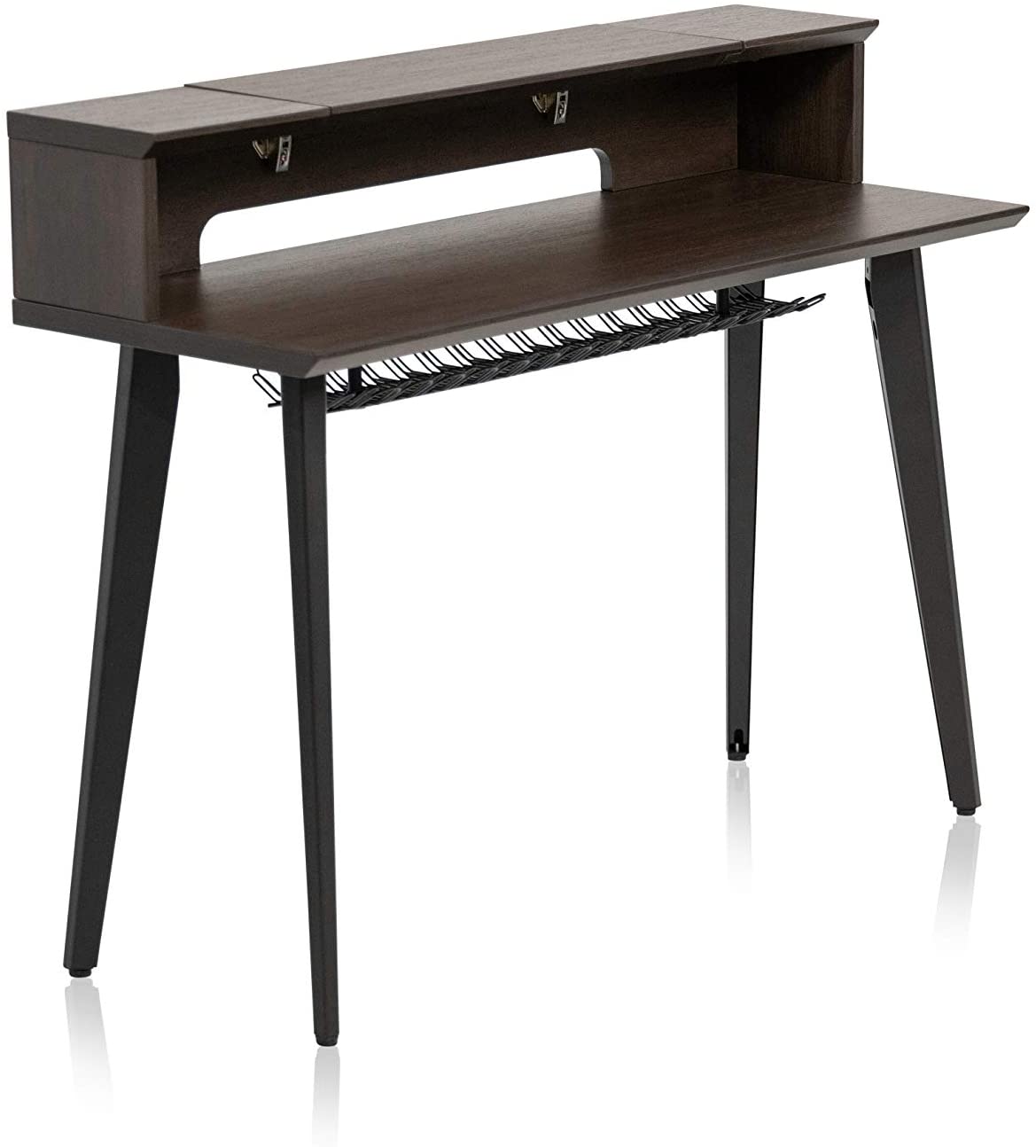 Gator Frameworks GFW-ELITEKEYTBL61-BRN Studio Desk, Dark Walnut
