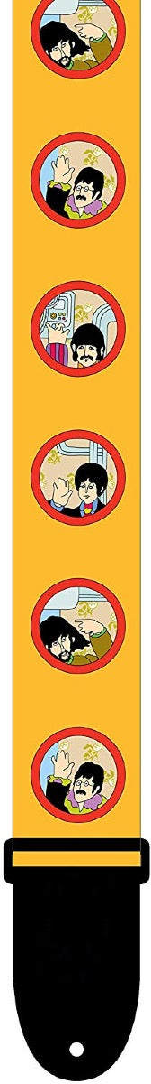 Perri’s Leathers LPCP-6108 The Beatles 2” Poly Strap - Yellow Submarine