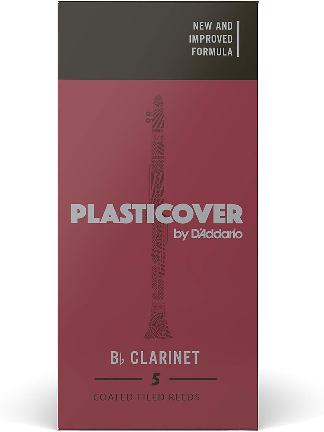 Rico Plasticover Bb Clarinet Reeds 5-Pack 2.0 Strength
