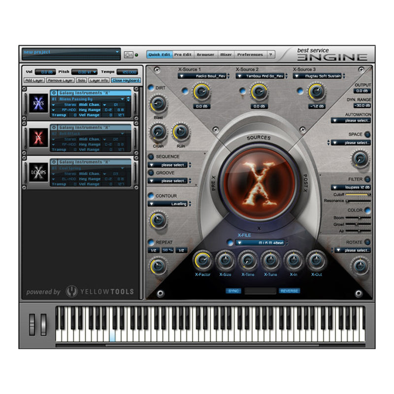Best Service Galaxy X-Keys Virtual Instrument