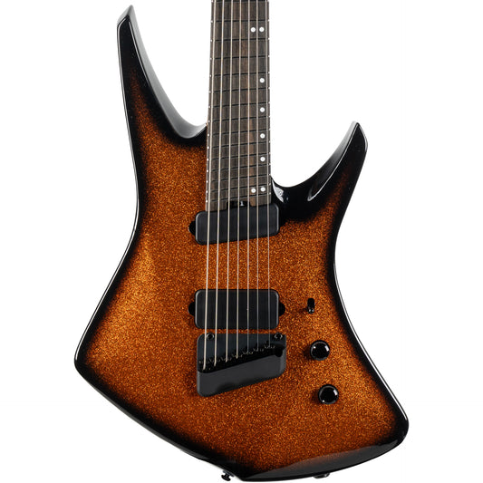 Ernie Ball Music Man Kaizen 7 String Electric Guitar - Ember Burst