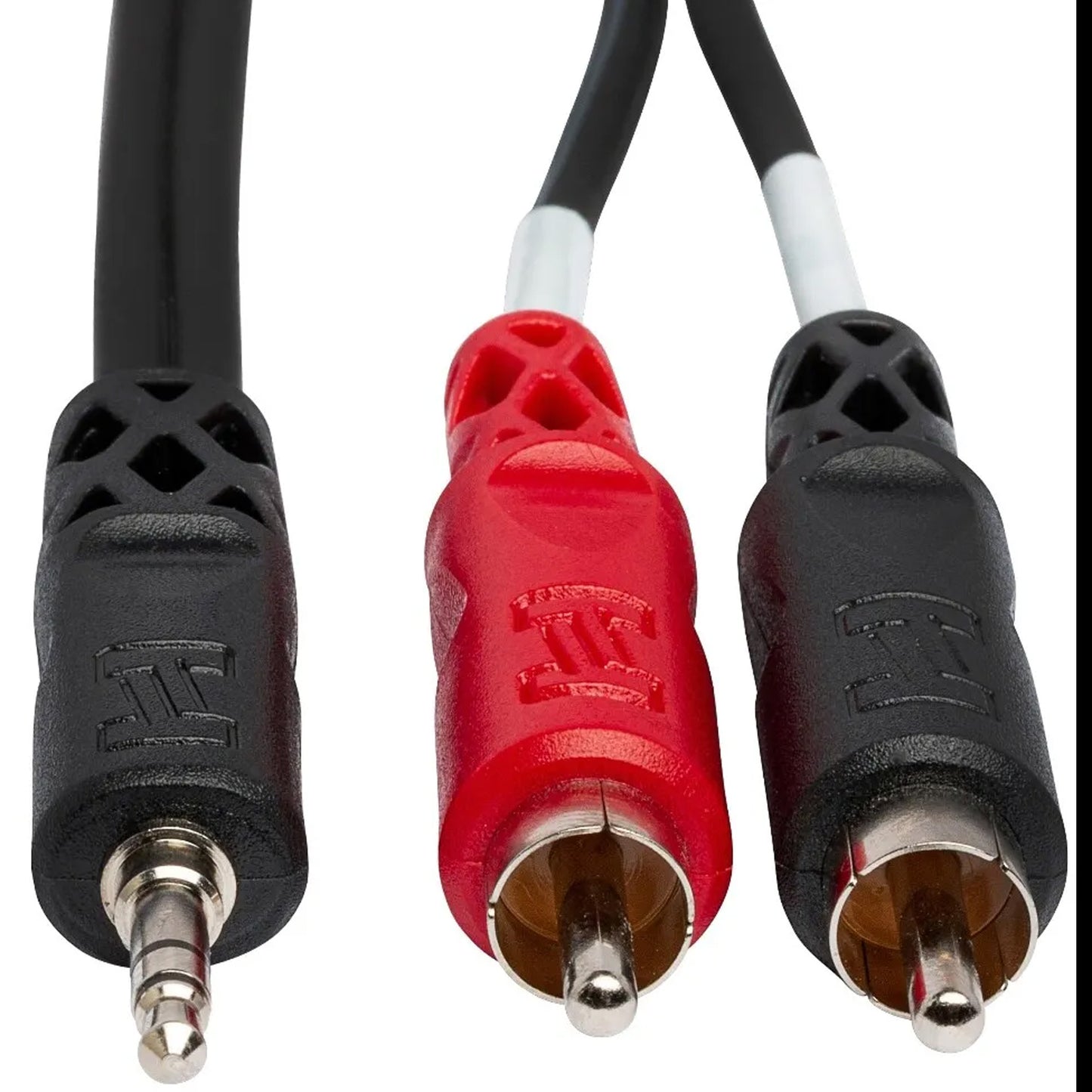 Hosa CMR-225 Stereo Breakout Cable, Mini TRS to Dual RCA, 25 Feet