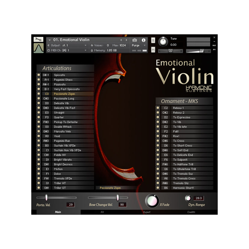 Best Service Emotional Violin Virtual Instrument
