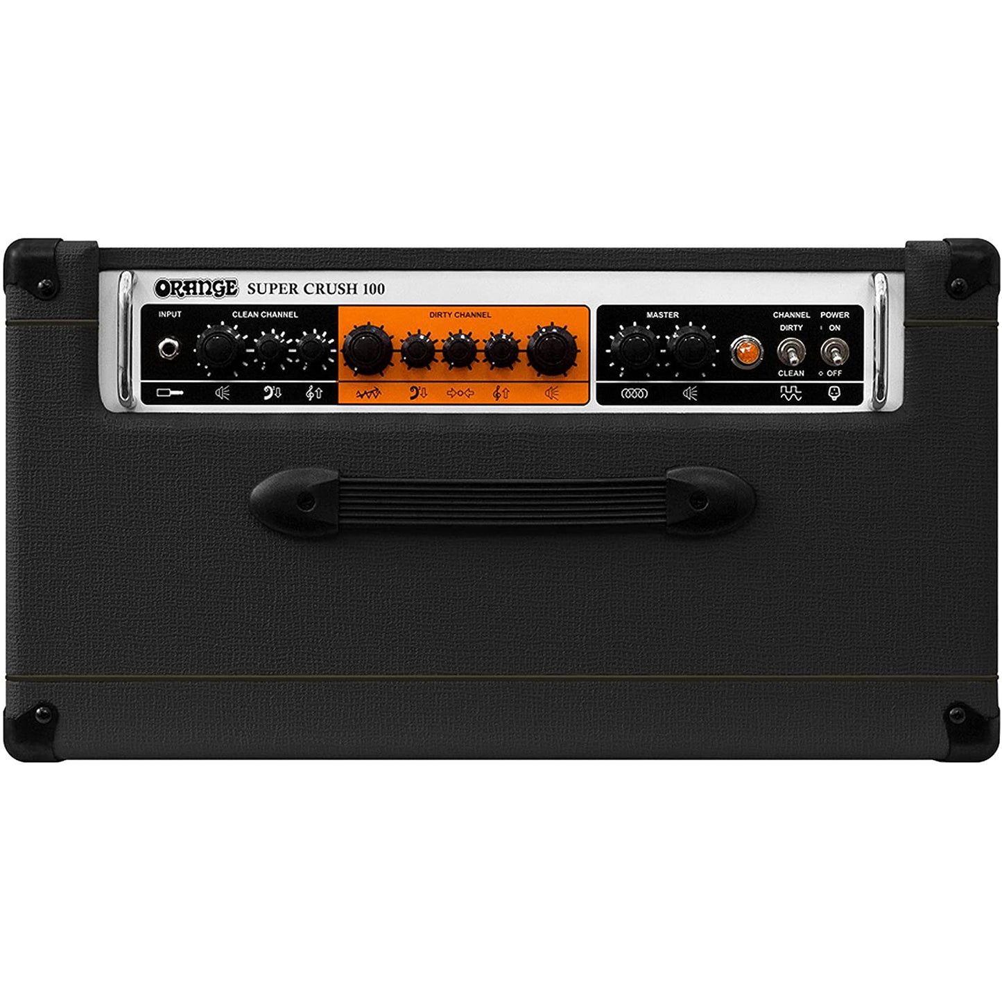 Orange Super Crush 100-100-watt Solid-state 1 x 12" Combo - Black
