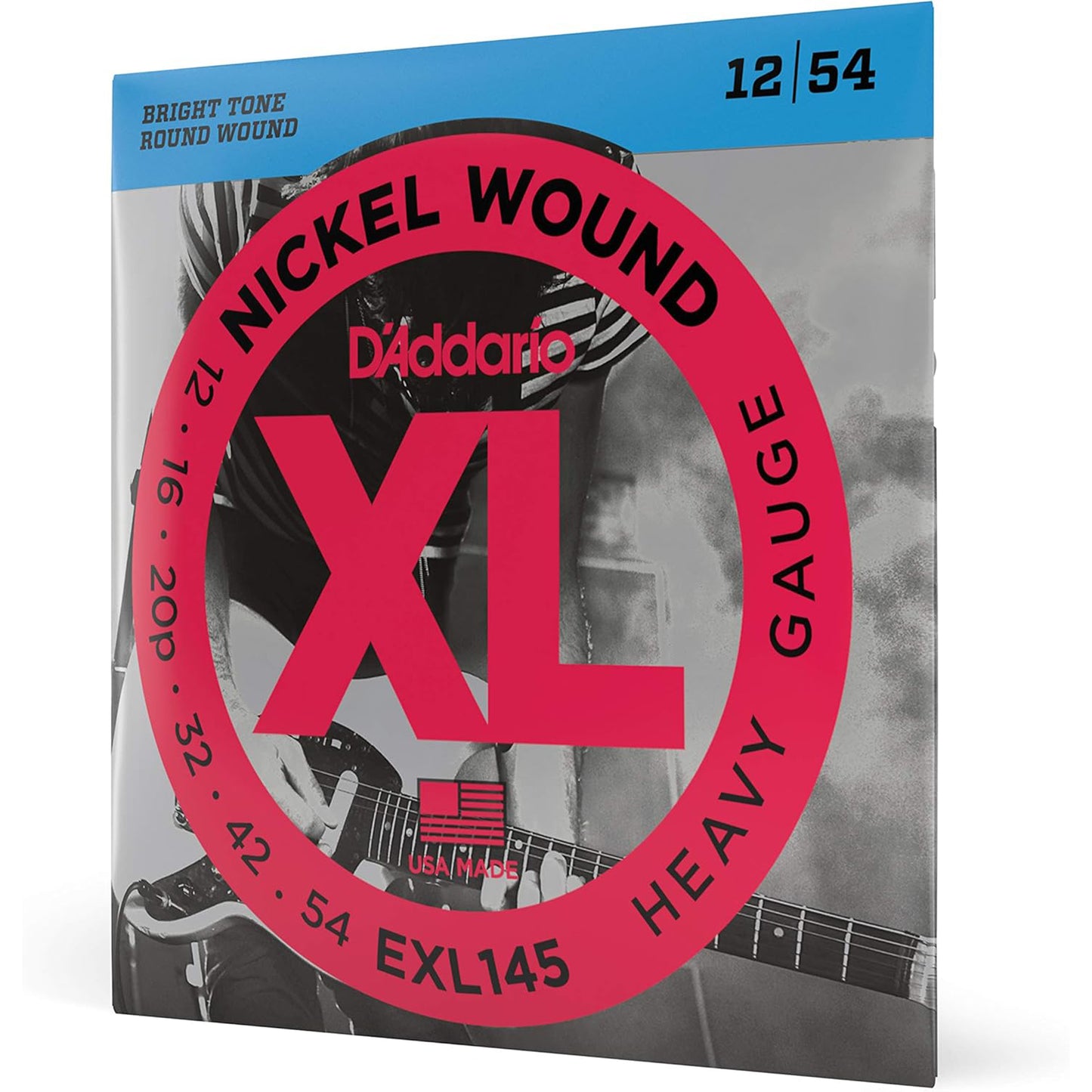 D'Addario EXL145 Heavy Plain 3rd 12-54
